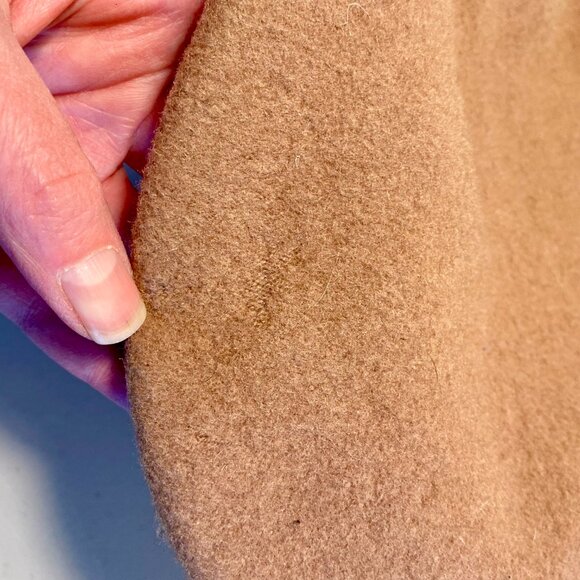 KANGOL blue 100% Pure New Wool 504 Seamless Flat Cap Medium, Camel/LghtBrw - Picture 10 of 12